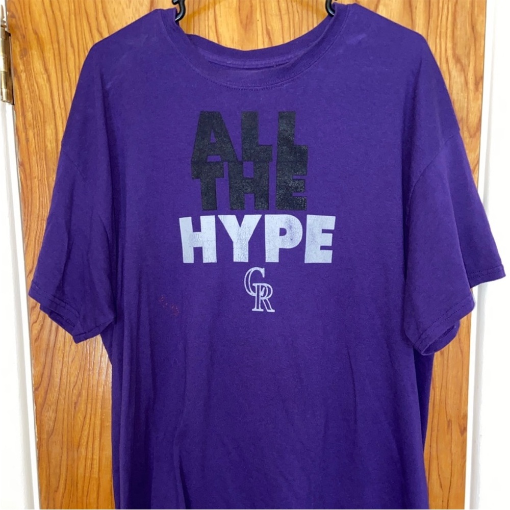 Colorado Rockies Baseball T-Shirt gildan XL